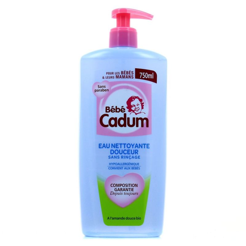 Cadum Bebe Eau Nettoyante750Ml