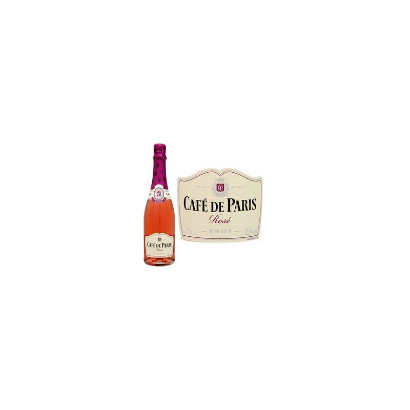 C.De Paris Cafe De Vin Pétil'Ant Rosé Autres Régions Mousseux La Bouteille 75Cl