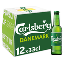 Carlsberg Bière Blonde Danoise 5% Bouteilles 12X33Cl