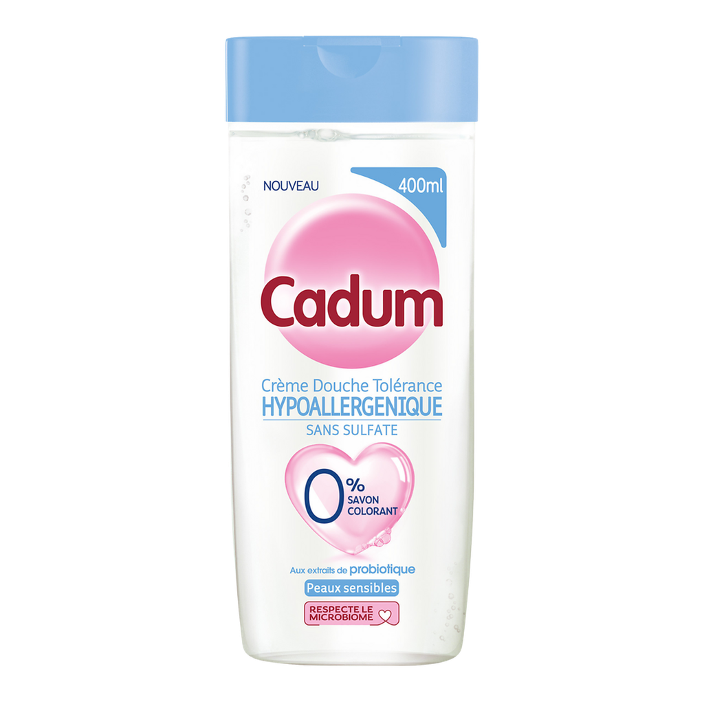 Cadum Crème Douche Hypoallergénique Peaux Sensibles 400Ml