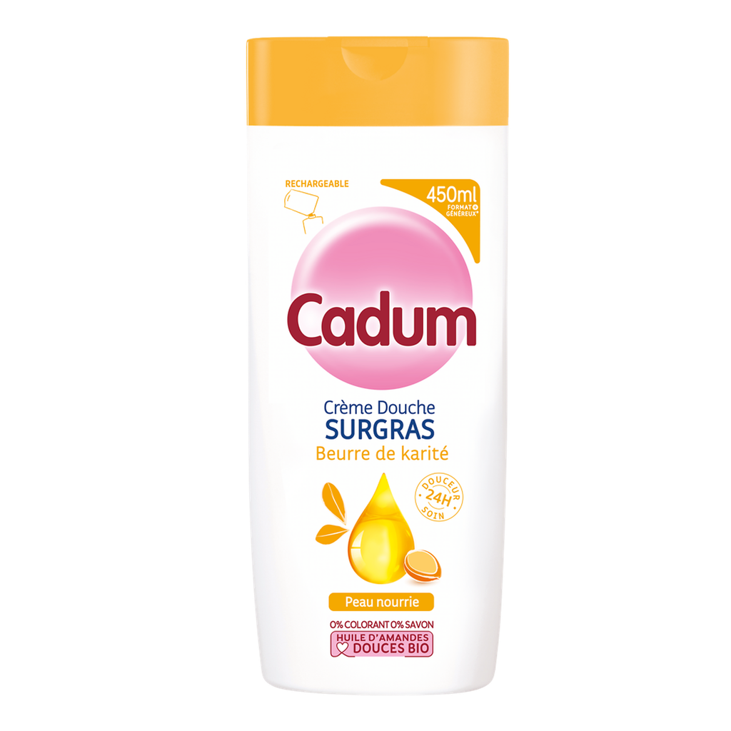 Cadum Gel Douche Douceur Beurre De Karité 450Ml