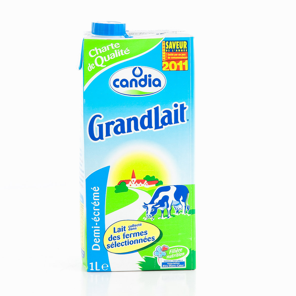 Candia Bk 1L 1/2Ecreme Grandlait